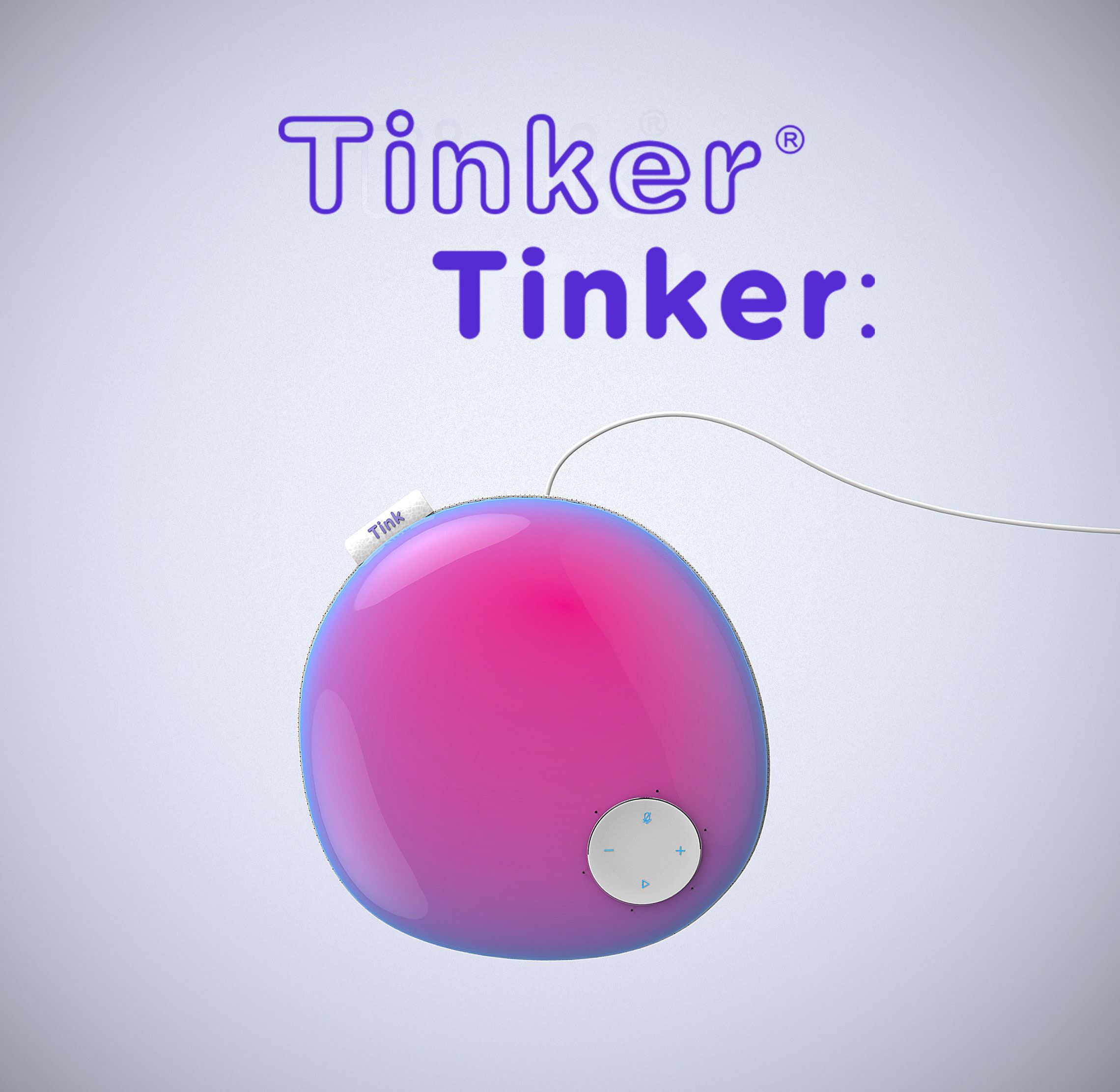 工業設計案例TINKER人工智能音箱
